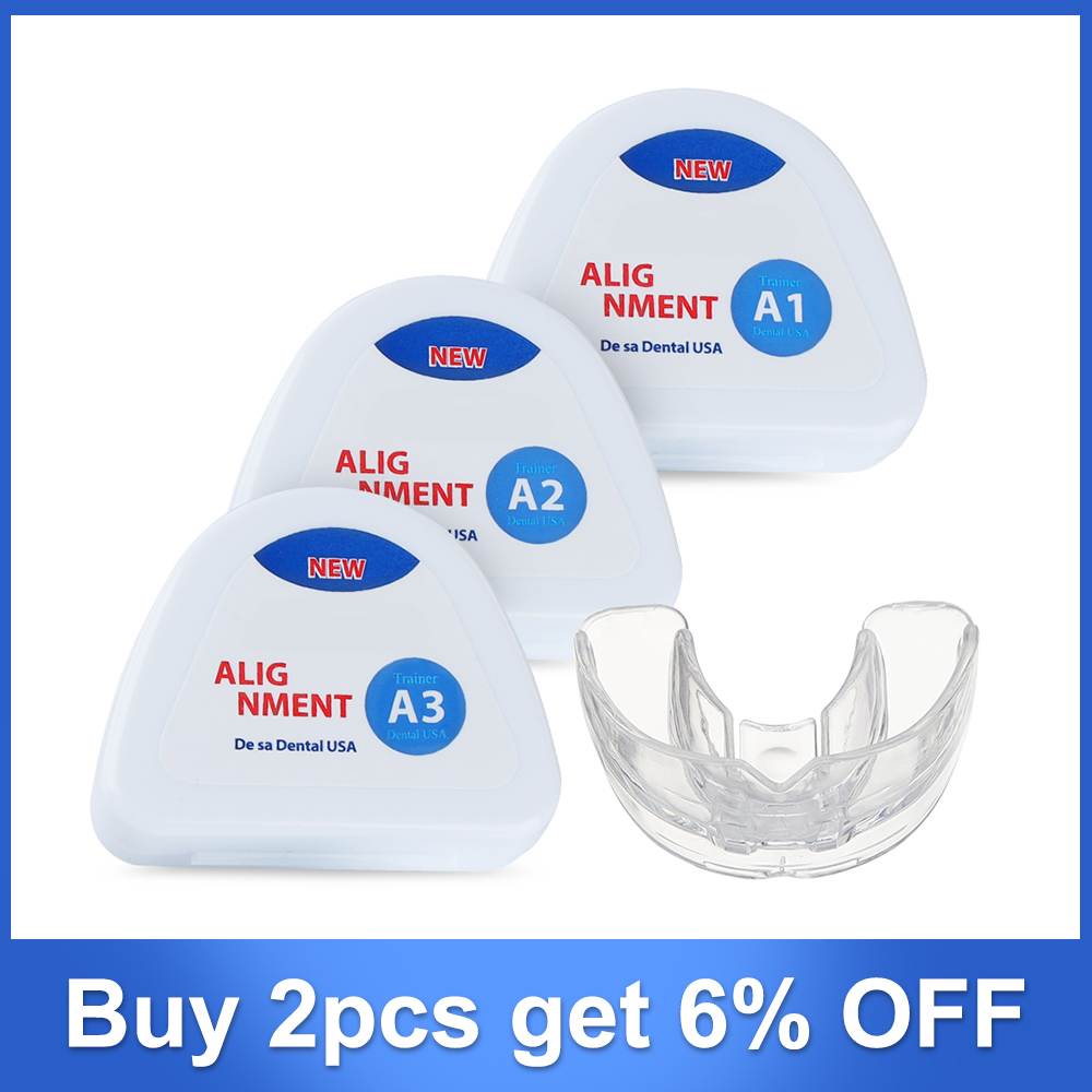 Teeth Whitening Mouth Guard - Dental Orthodontic Braces Set 3 Stages