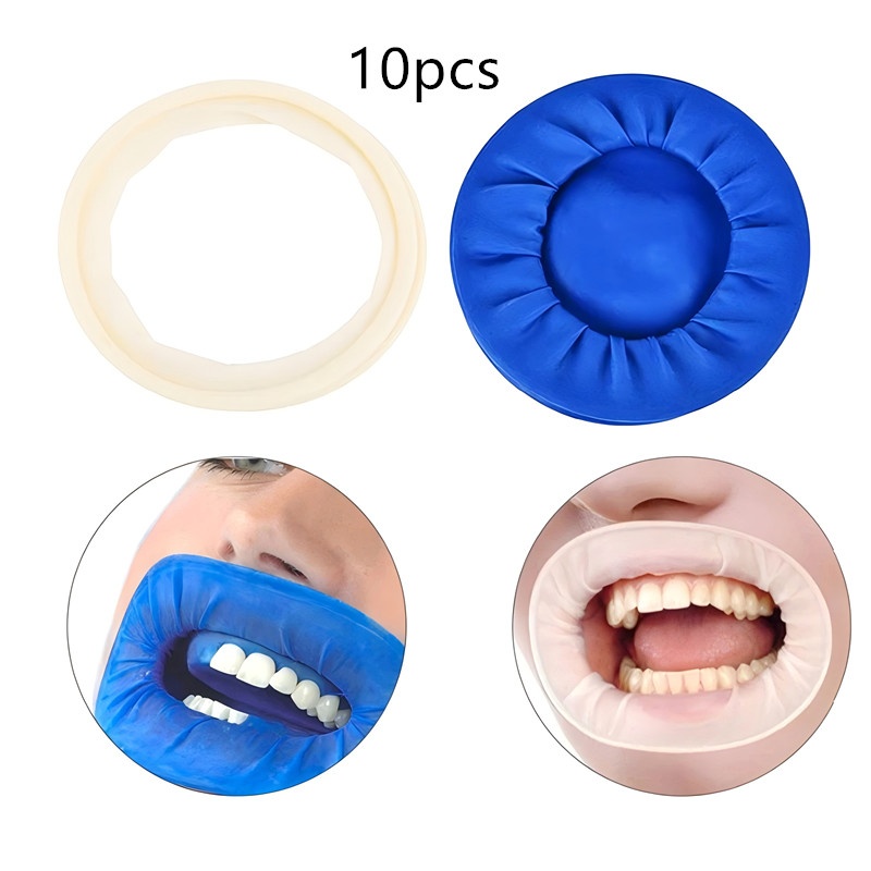 Teeth Whitening Gingival Barrier - 10Pcs Dental Rubber Disposable Sterile Mouth