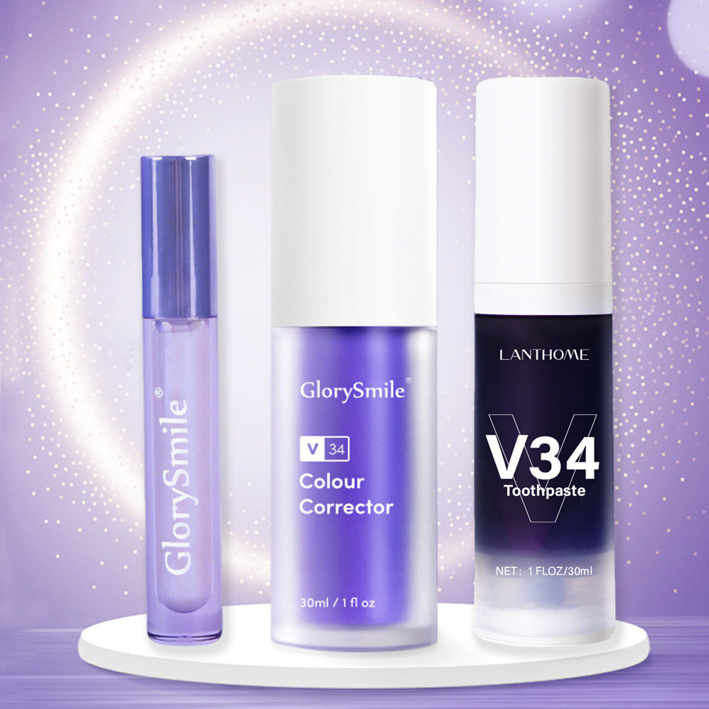 Teeth Whitening Mousse - V34 Tooth Colour Corrector Serum 30ml/Bottle