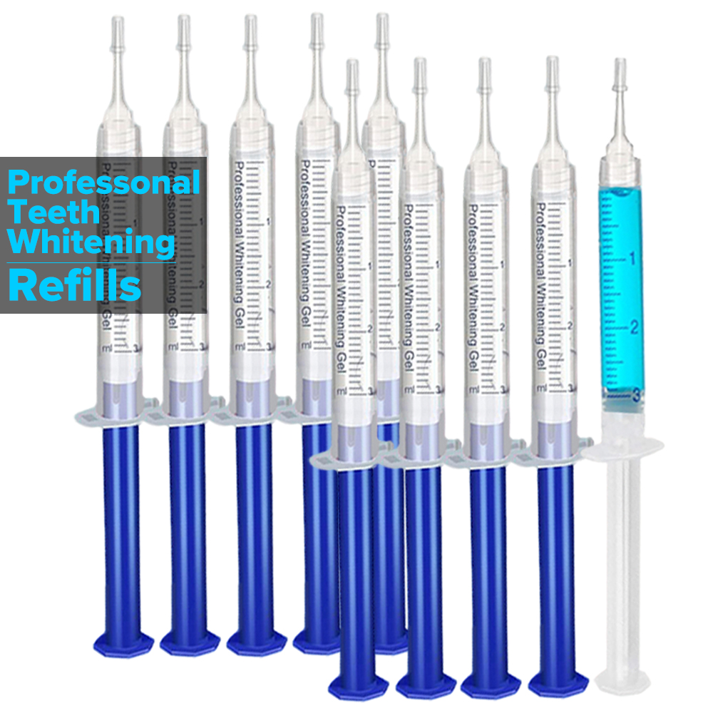 Teeth Whitening Mouth Guard - Teeth Whitening Gel Refill Syringe Tooth