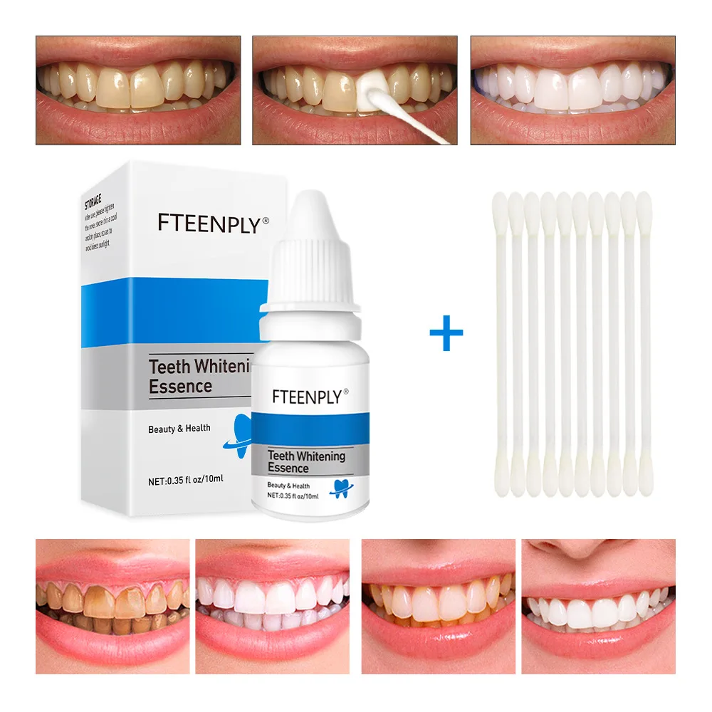 Teeth Whitening From Home - FTEENPLY Teeth Whitening Essence Powder Oral