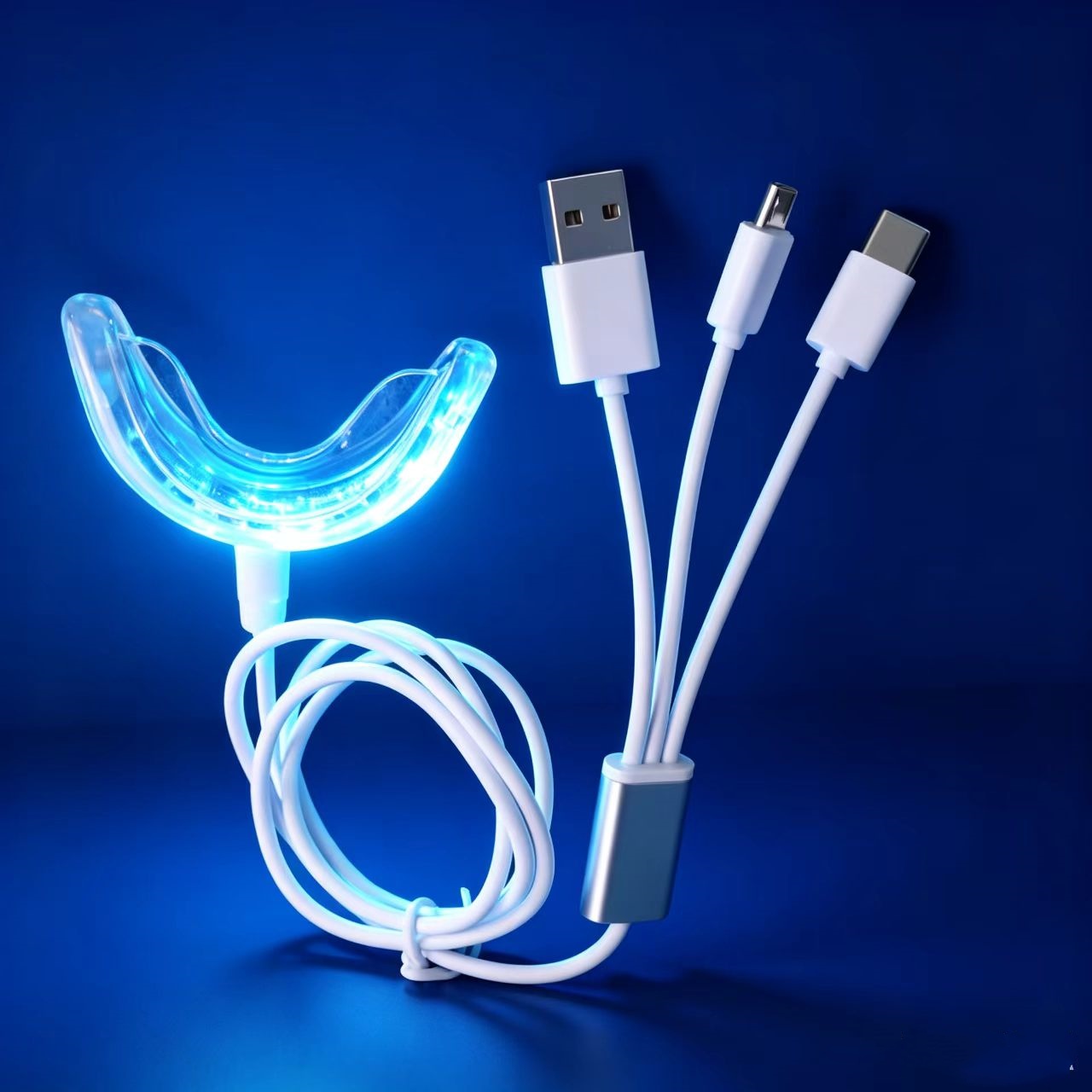 Teeth Whitening Led Kit - LED Portable Teeth Whitening Kit, Unisex,