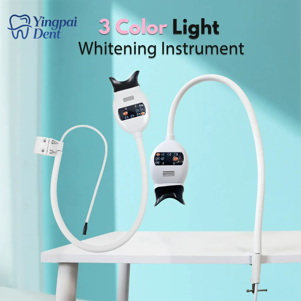 Teeth Whitening Lamp - Adjustable 3 Colors LED Teeth Whitening