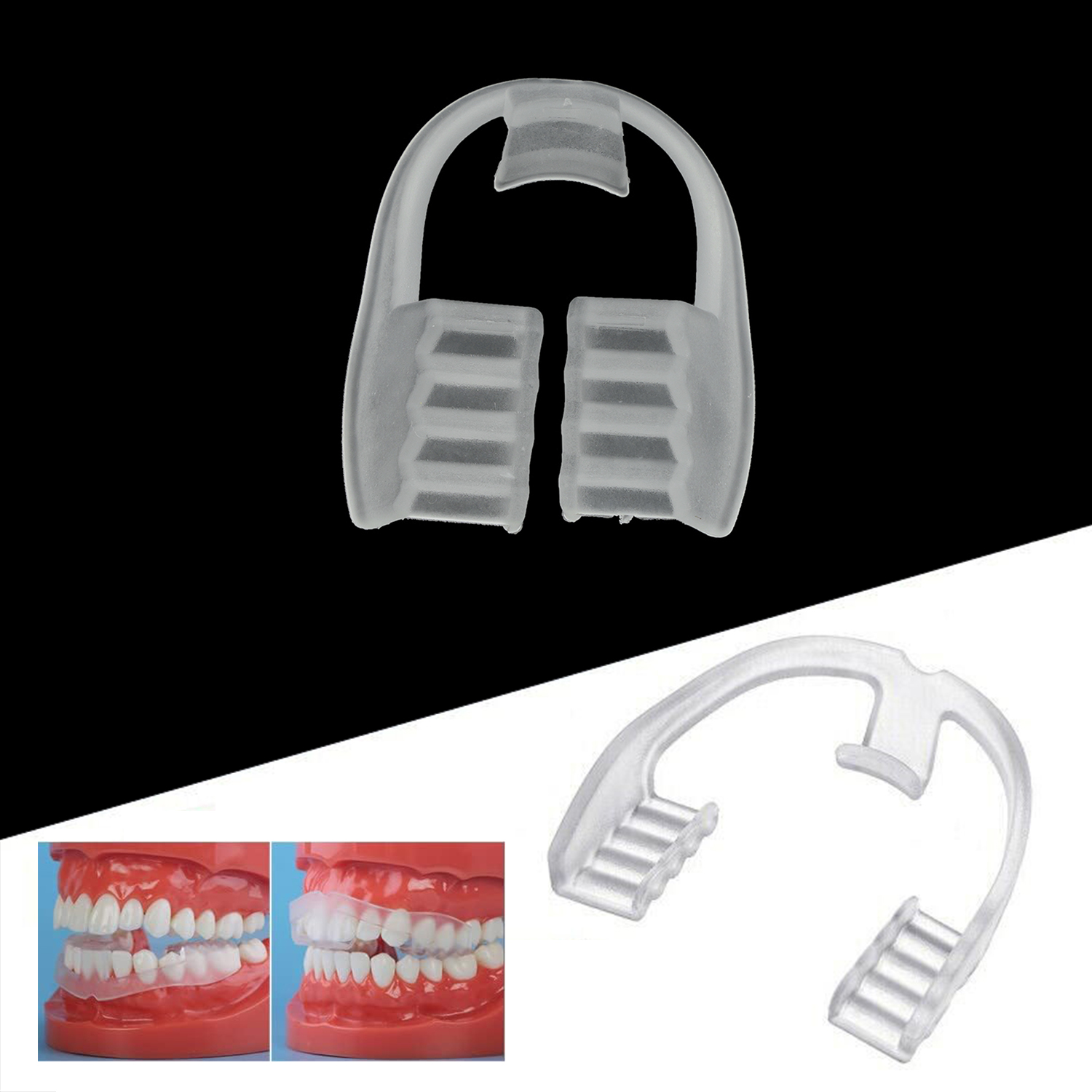 Teeth Whitening Mouth Guard - 2pcs WELLCK Dental Mouth Guard Bruxism