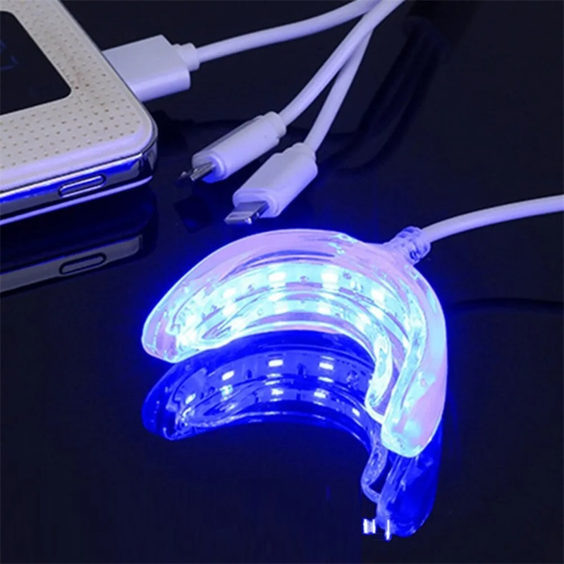 Teeth Whitening Led Kit - Teeth Whitening Accelerator Smart LED Blue