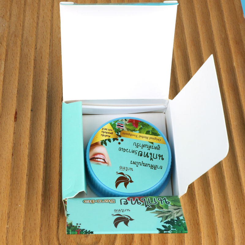 Thai NOKTHAI Herbal Tooth Powd - Teeth Whitening Thailand ulasan dan harga