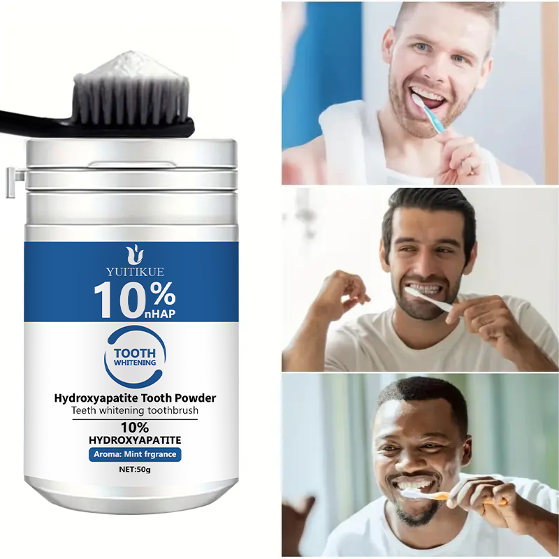 YUTIKUE 10% nHAP Tooth Powder  - Teeth Whitening From Home ulasan dan harga