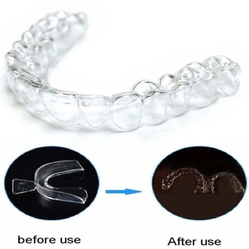 1/3/6pairs Silicone Mouth Guar - Teeth Whitening Mouth Guard ulasan dan harga