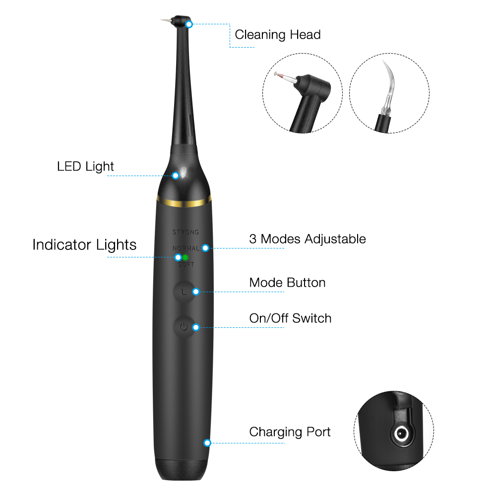 Electric Sonic Dental Calculus - Teeth Whitening Led Kit ulasan dan harga