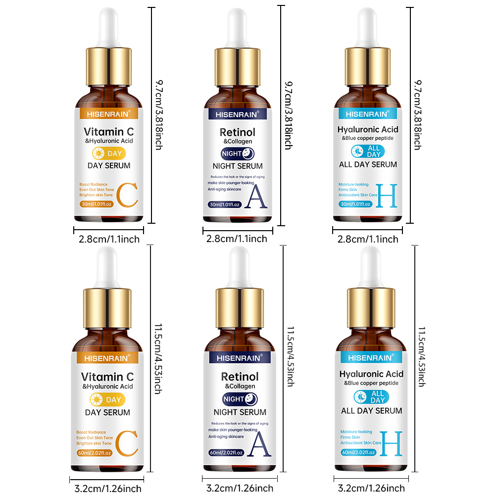 HISENRAIN Vitamin C + Retinol  - The Ordinary Serum Hyaluronic Acid ulasan dan harga