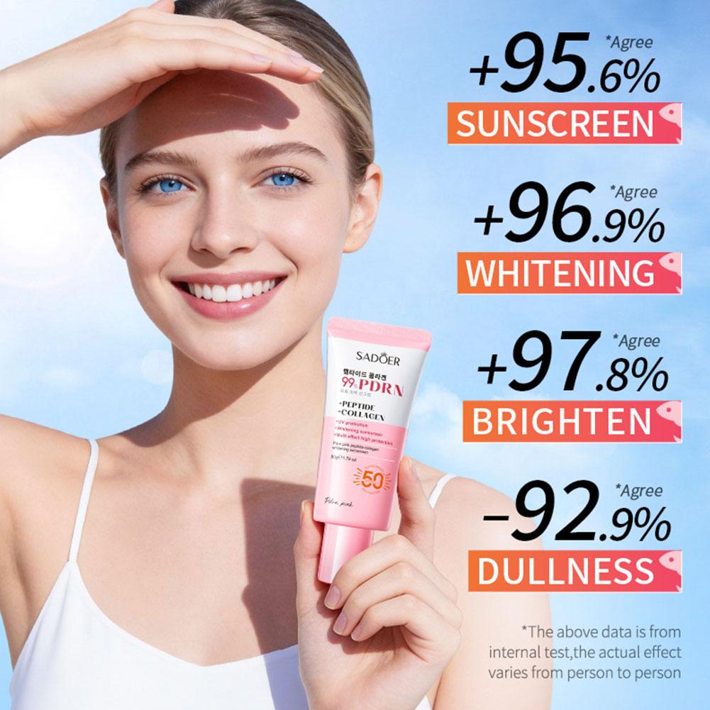 SADOER 99% PDRN Peptide Collag - Uv Whitening Kit ulasan dan harga