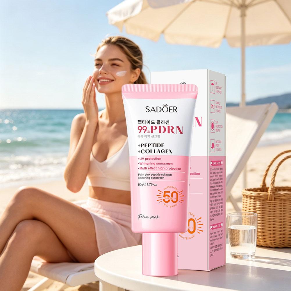 SADOER 99% PDRN Peptide Collag - Uv Whitening Kit ulasan dan harga