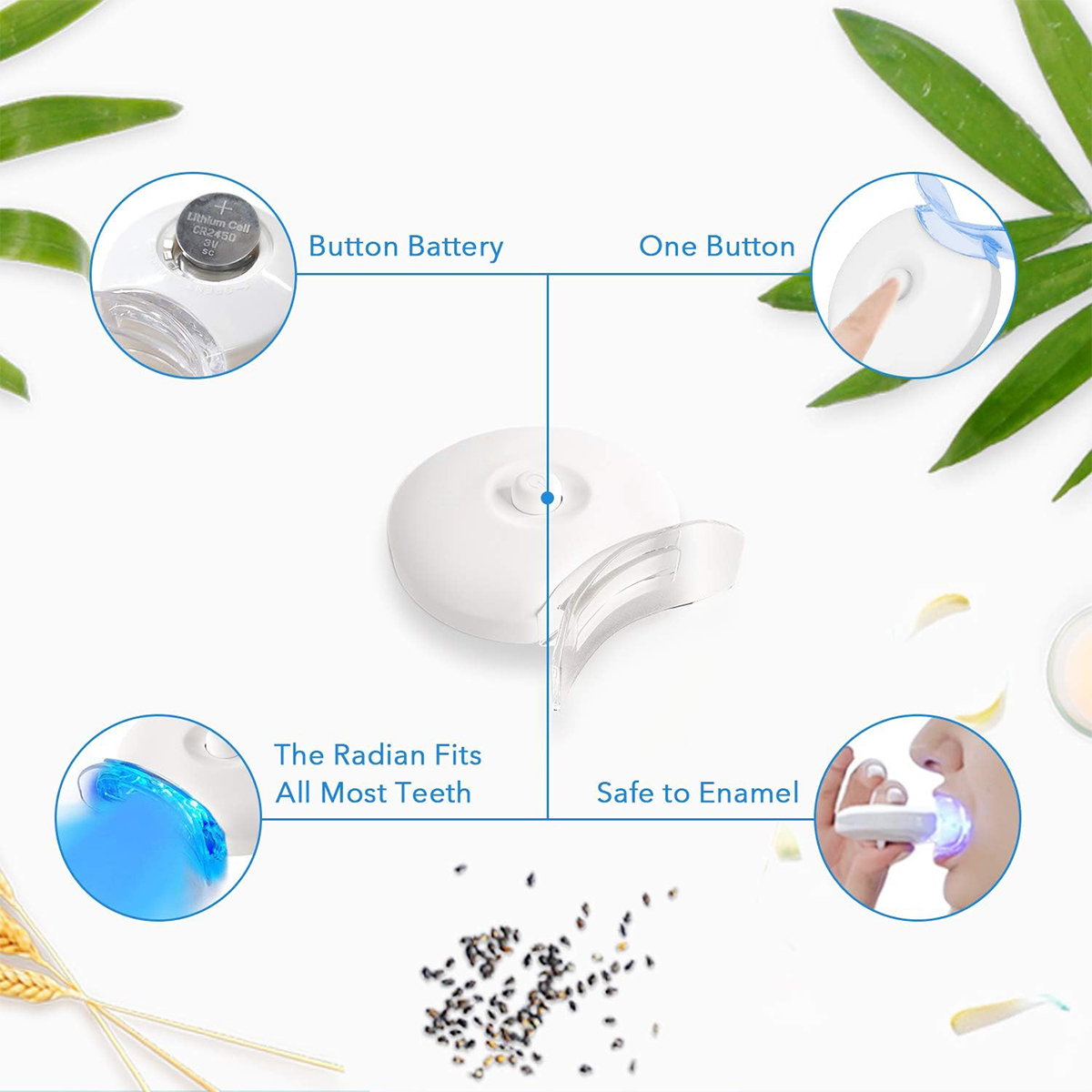 Teeth Whitening Kit - 5X LED L - Teeth Whitening From Home ulasan dan harga
