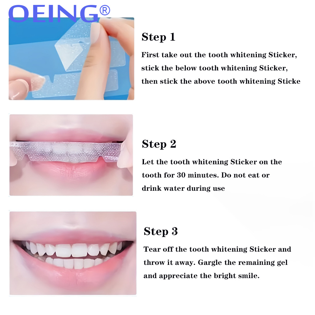 9D 5D Teeth Whitening Strip 14 - Teeth Whitening Home Kit ulasan dan harga