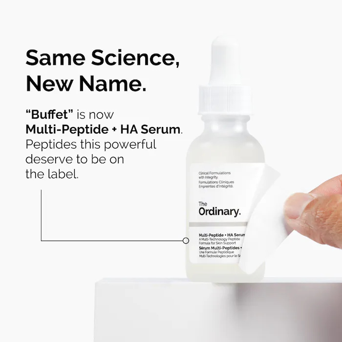 Multi-Peptide + HA Serum 30ml  - The Ordinary Serum Hyaluronic Acid ulasan dan harga