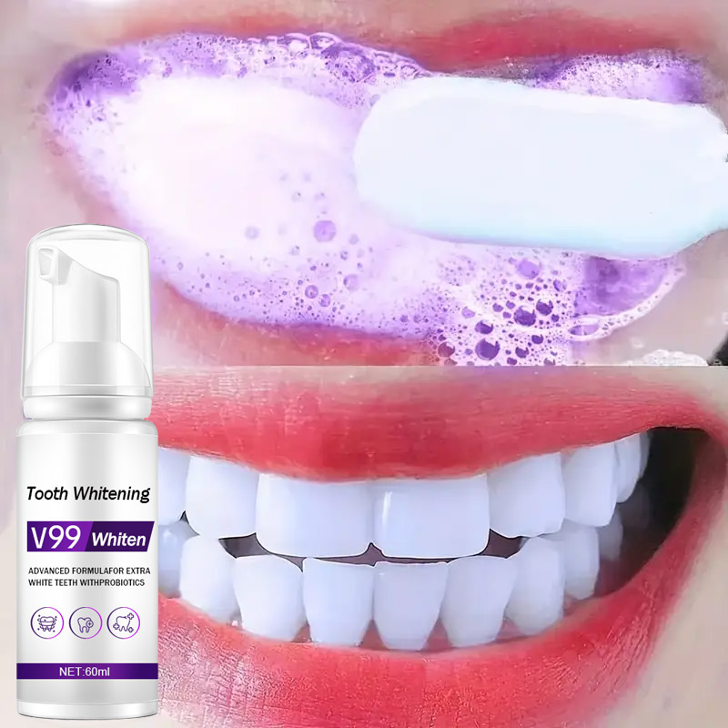 Mousse V99 Toothpaste Teeth Cl - Teeth Whitening Mousse ulasan dan harga
