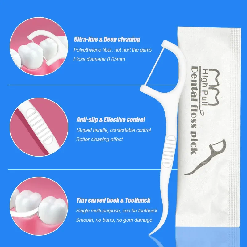 150pcs Dental Floss Flosser Pi - Dental Floss Picks ulasan dan harga