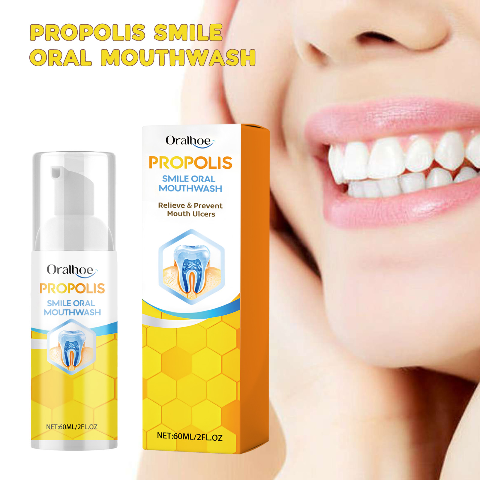 Teeth Whitening Mousse Dental  - Teeth Whitening Mousse ulasan dan harga