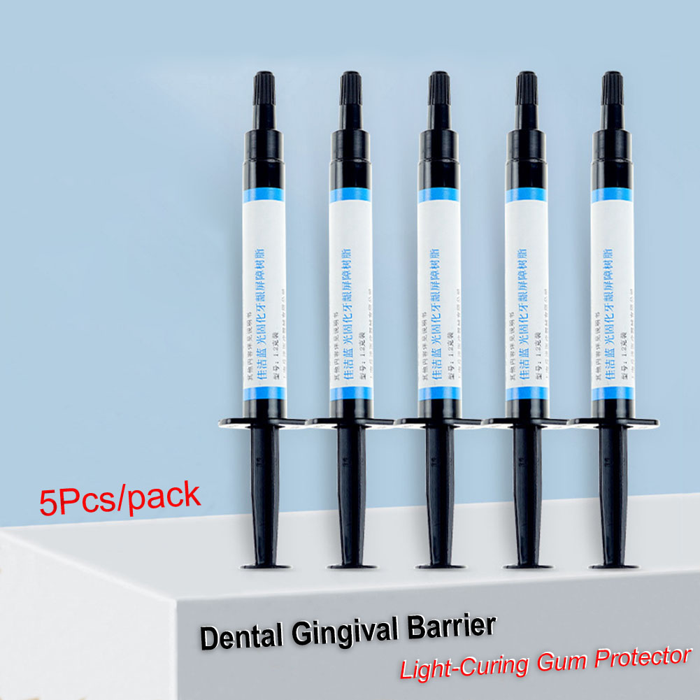 5Pcs/pack Light Curing Gingiva - Teeth Whitening Gingival Barrier ulasan dan harga