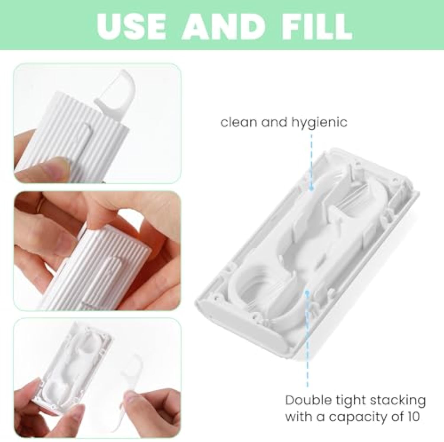 Portable Automatic Dental Flos - Dental Floss Picks ulasan dan harga