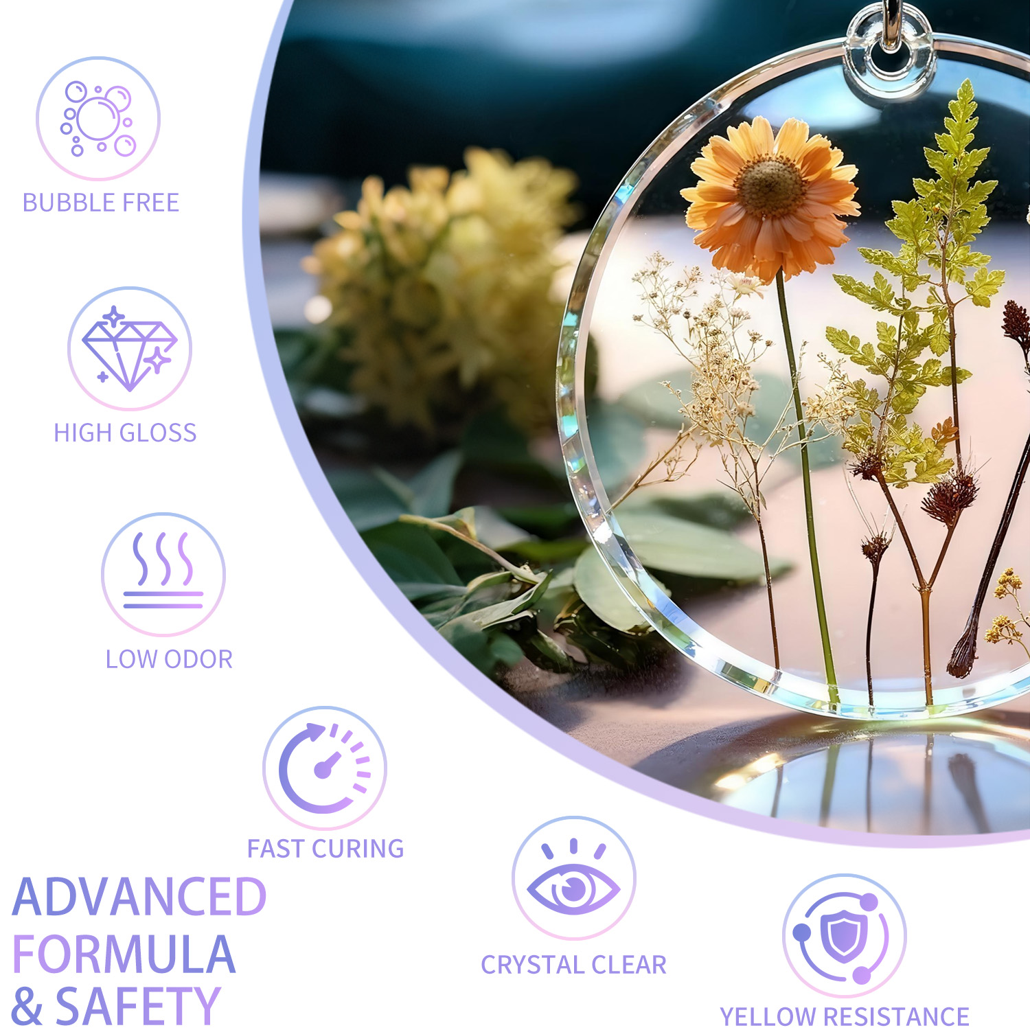 200g UV Resin Crystal Clear Ha - Uv Whitening Kit ulasan dan harga