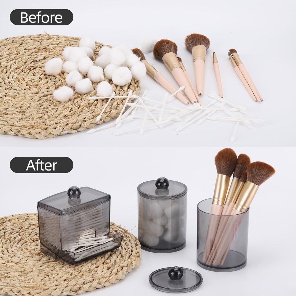 3 Pack Cotton Swab Holder with - Dental Floss Picks ulasan dan harga
