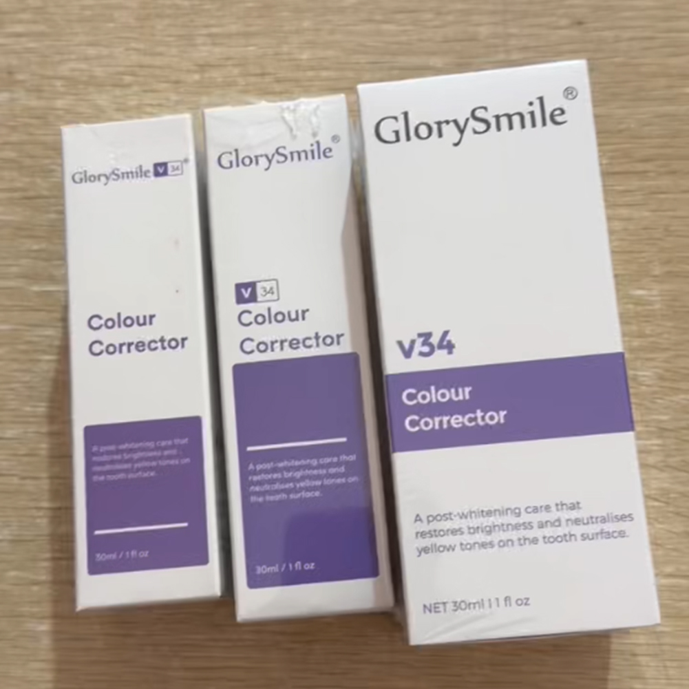V34 Tooth Colour Corrector Ser - Teeth Whitening Mousse ulasan dan harga