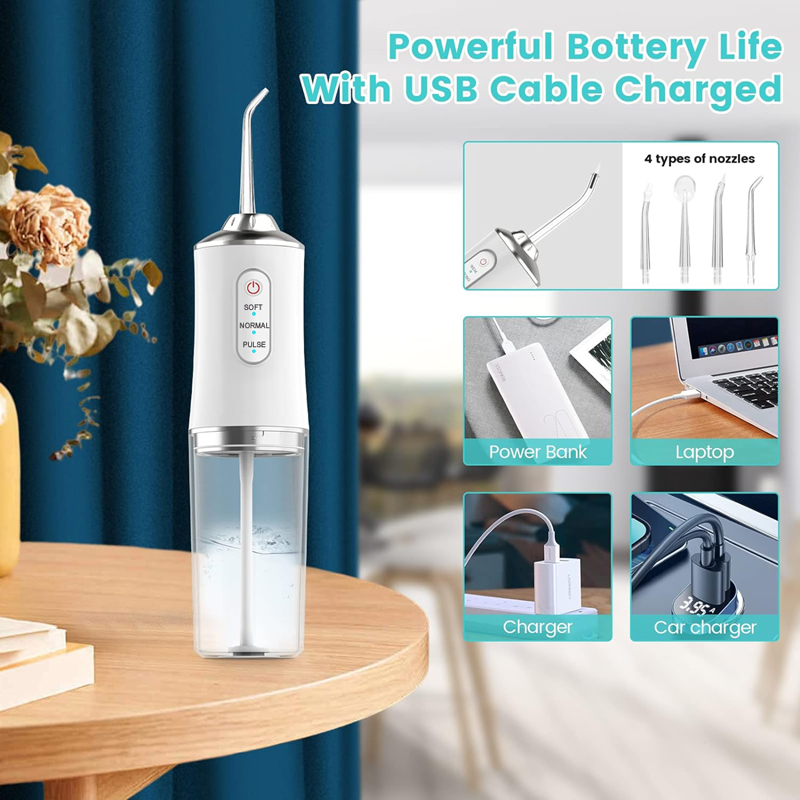 Oral Irrigator Dental Water Je - Dental Floss Picks ulasan dan harga