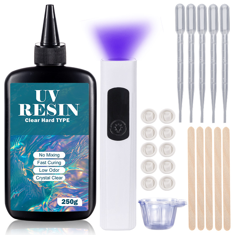 UV Resin Kit with Light Upgrad - Uv Whitening Kit ulasan dan harga