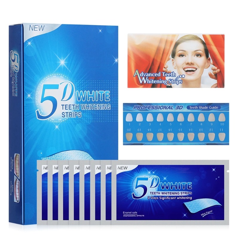 5D Teeth Whitening Strips 56 S - Teeth Whitening Crest ulasan dan harga