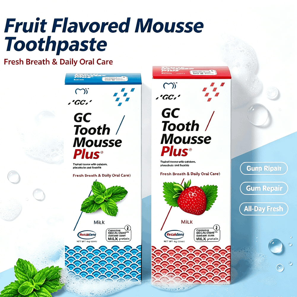 Fruit Flavored Mousse Toothpas - Teeth Whitening Mousse ulasan dan harga
