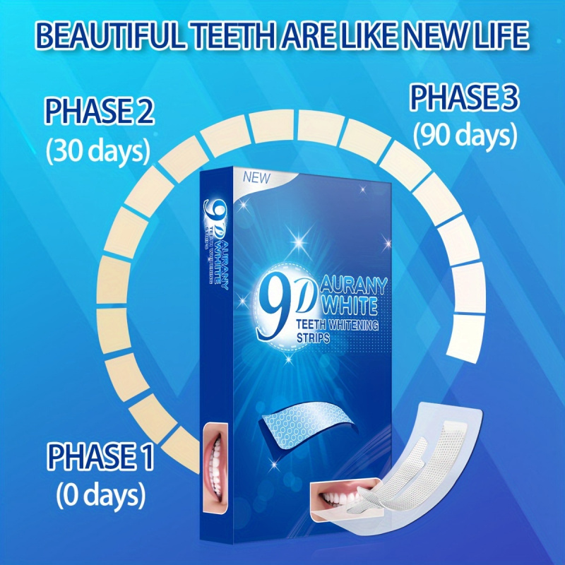21 Pairs of 9D Aurany White Te - Teeth Whitening From Home ulasan dan harga