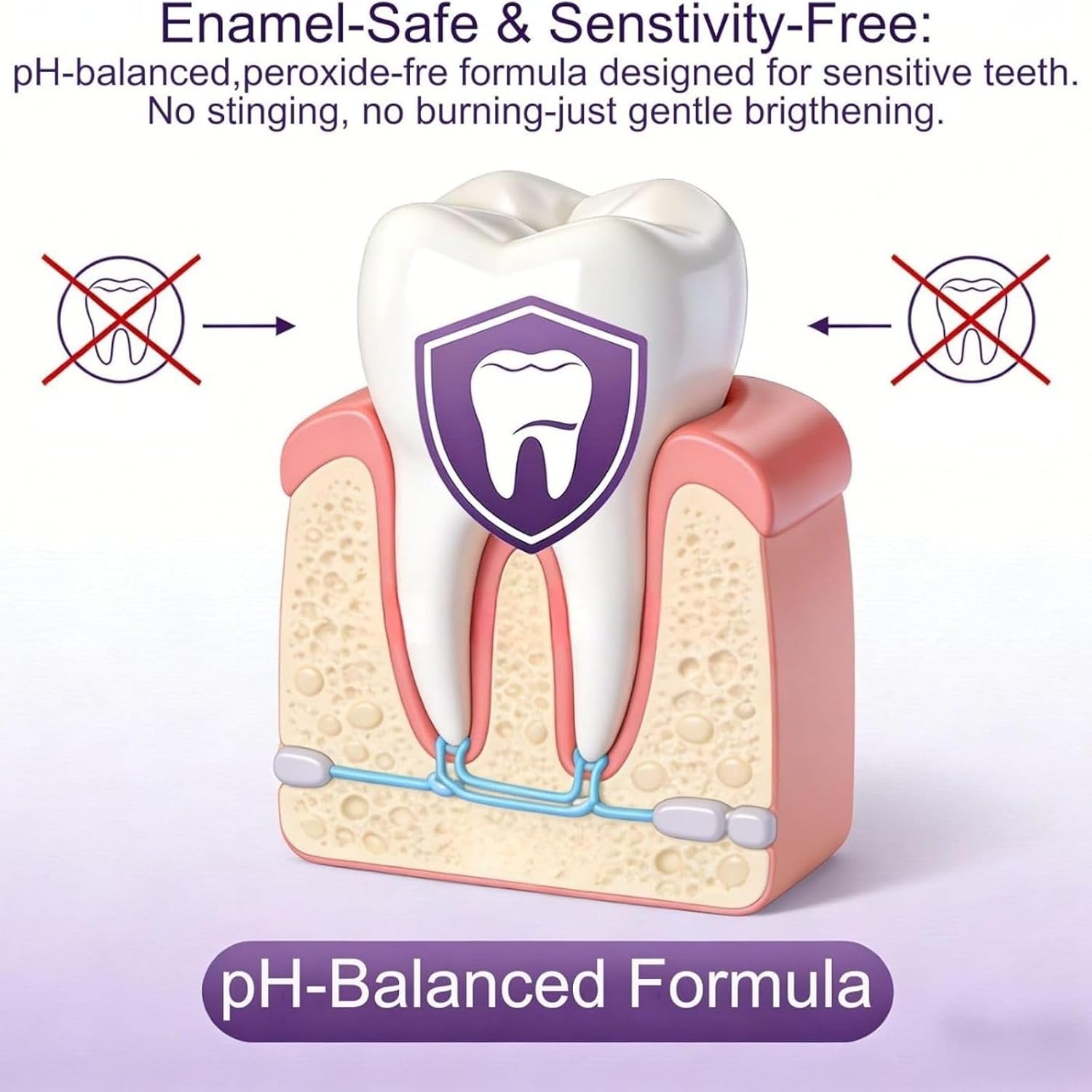 Purple Teeth Whitening Combo K - Teeth Whitening Home Kit ulasan dan harga