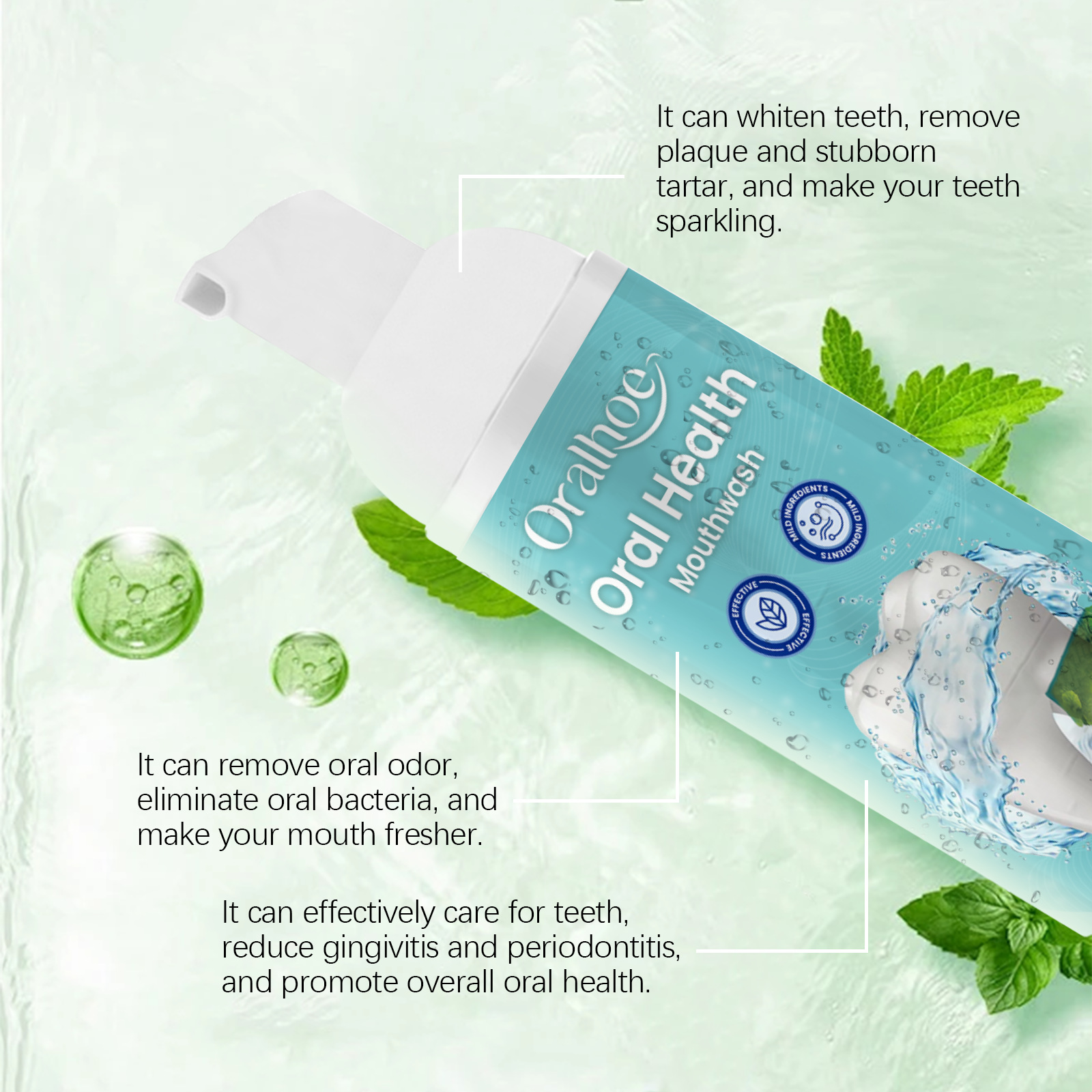 Teeth Whitening Mousse Foam Ge - Teeth Whitening Mousse ulasan dan harga