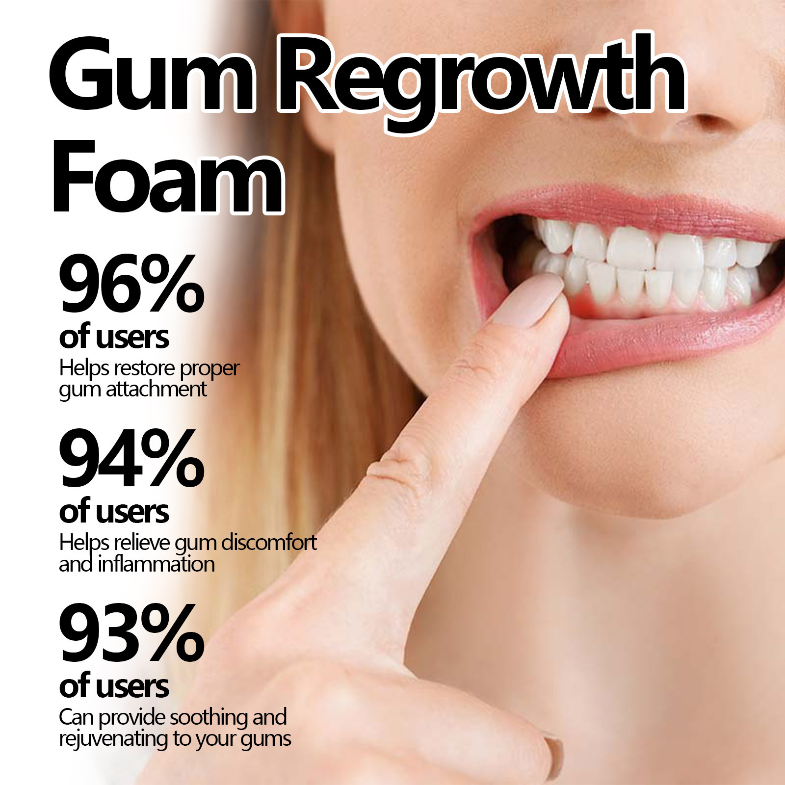 Gum Repair Foam Mousse Toothpa - Teeth Whitening Mousse ulasan dan harga