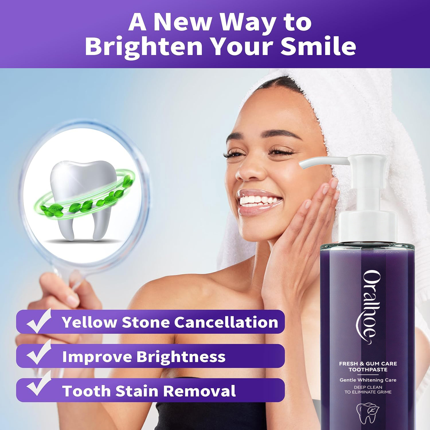 Purple Toothpaste for Teeth Wh - Teeth Whitening Mousse ulasan dan harga