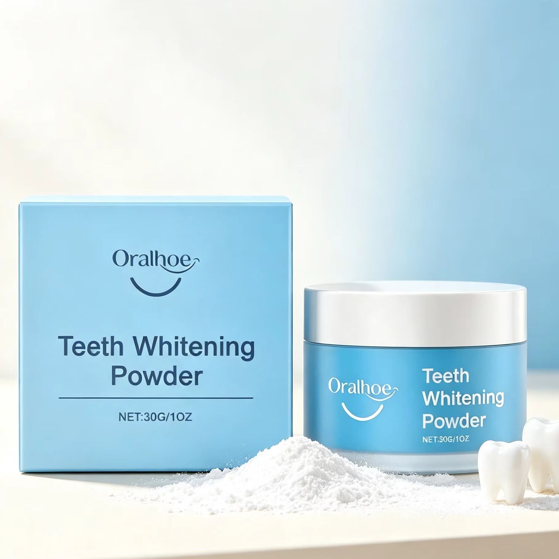 Oralhoe Tooth Powder for Brush - Teeth Whitening From Home ulasan dan harga
