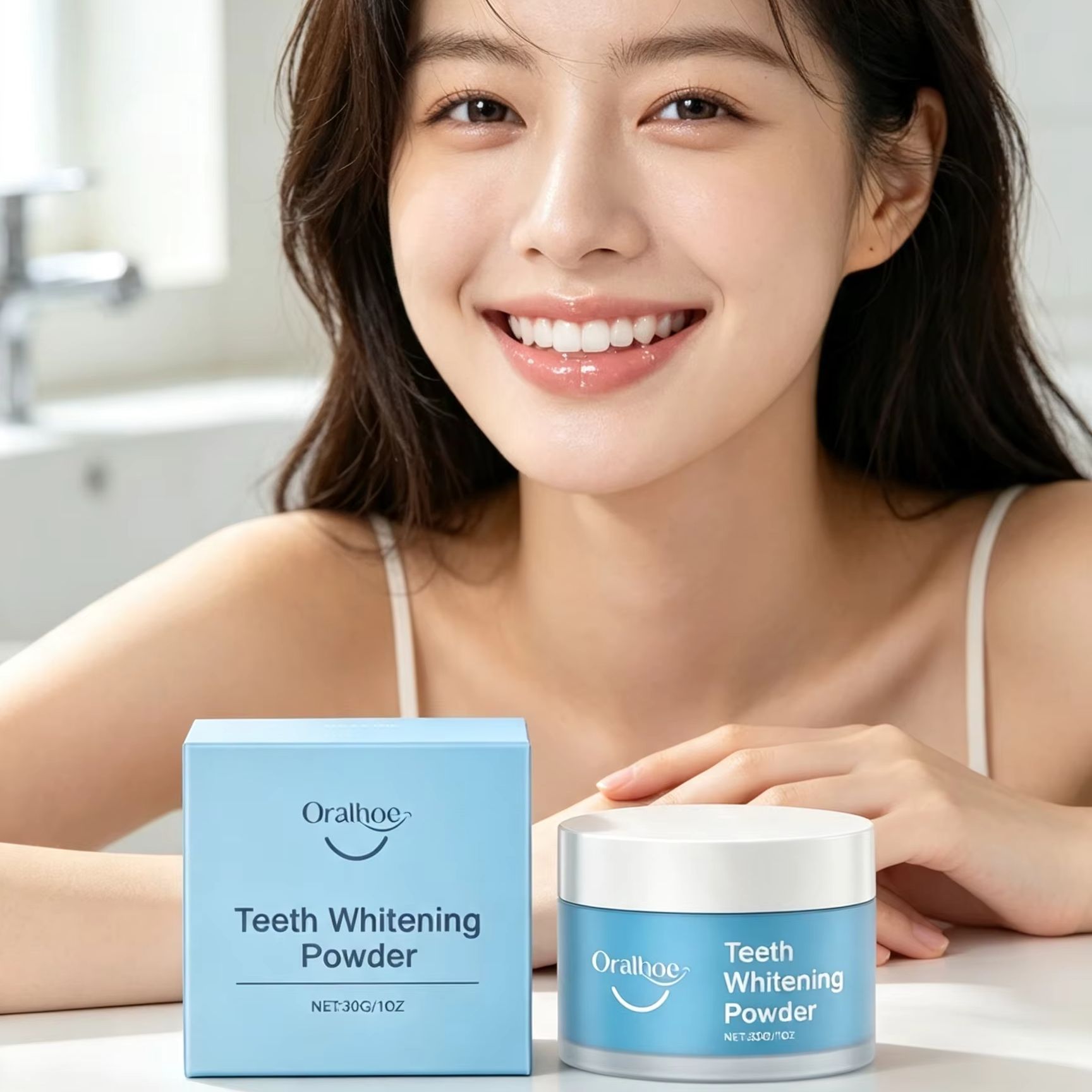 Oralhoe Tooth Powder for Brush - Teeth Whitening From Home ulasan dan harga