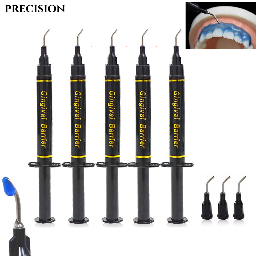 5Pcs 1.5ML Teeth Whitening Gin - Teeth Whitening Gingival Barrier ulasan dan harga