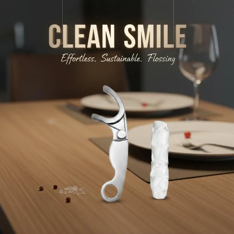 Stainless Steel Reusable Tooth - Dental Floss Picks ulasan dan harga