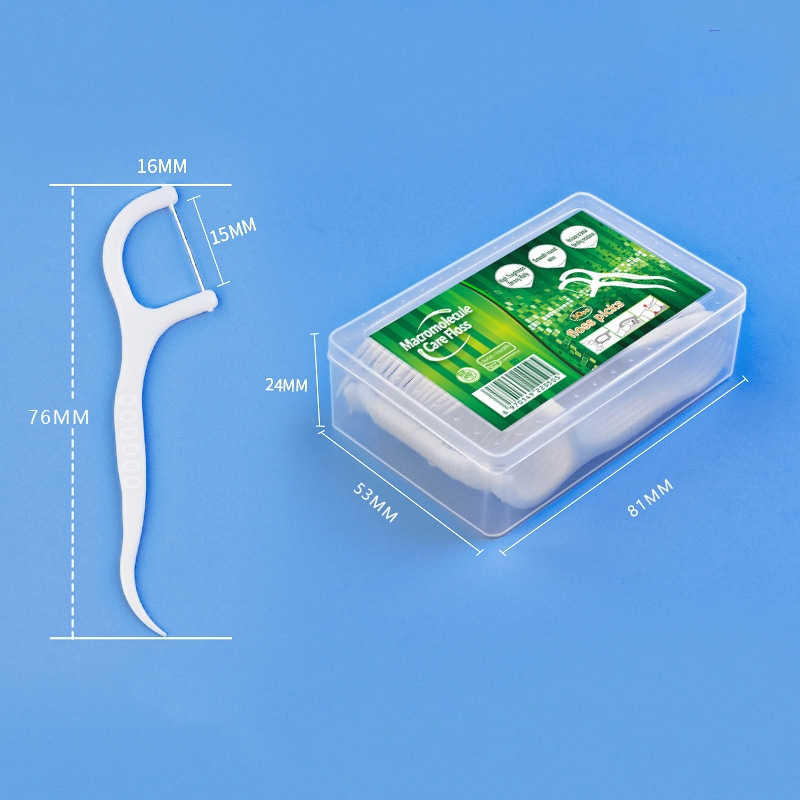 50pcs Dental Floss Flosser Pic - Dental Floss Picks ulasan dan harga