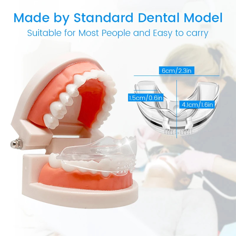 3 Stages Dental Orthodontic Br - Teeth Whitening Mouth Guard ulasan dan harga