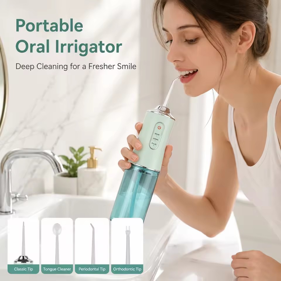Oral Irrigator Dental Water Je - Dental Floss Picks ulasan dan harga