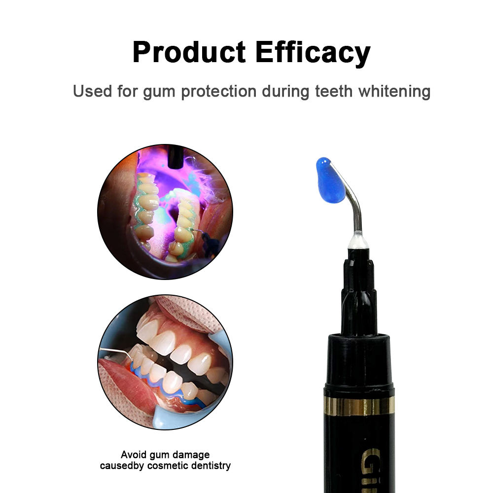 5pcs/10pcs 1.5ml Gingival Barr - Teeth Whitening Gingival Barrier ulasan dan harga