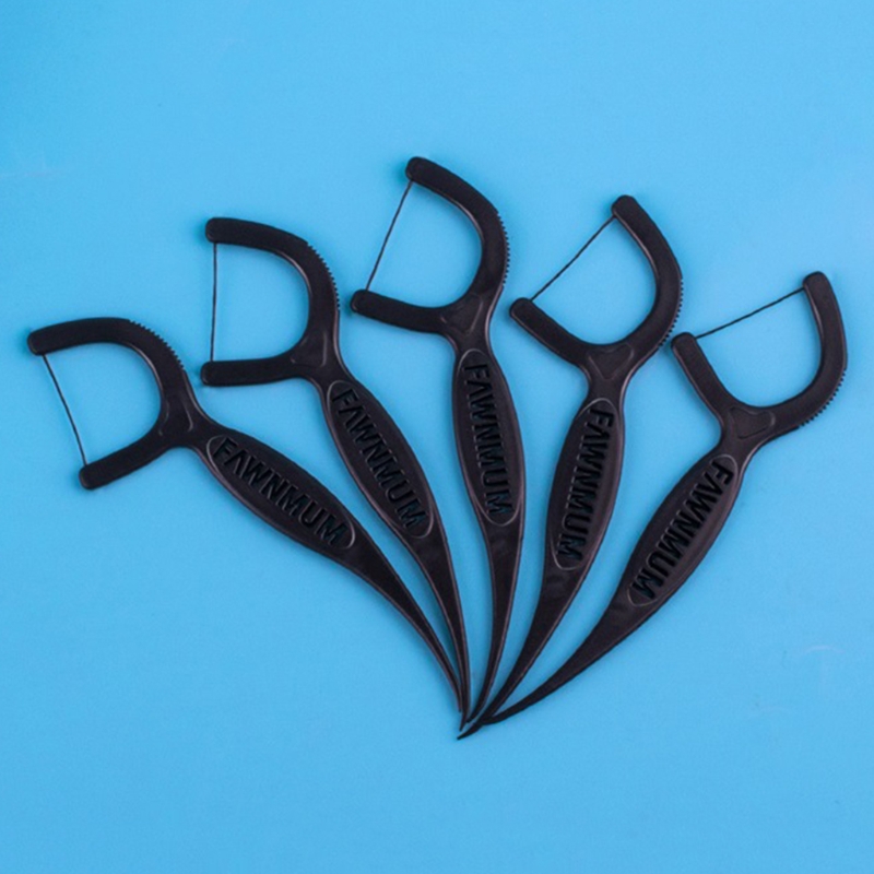 50pcs Dental Floss Flosser Pic - Dental Floss Picks ulasan dan harga