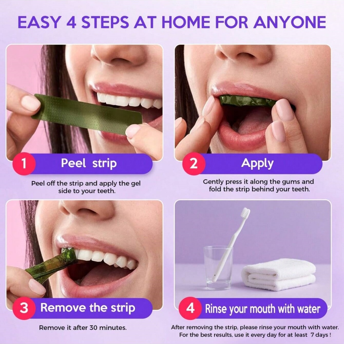 Deluxe Whitening Teeth Sticker - Teeth Whitening Gels Used By Dentists ulasan dan harga