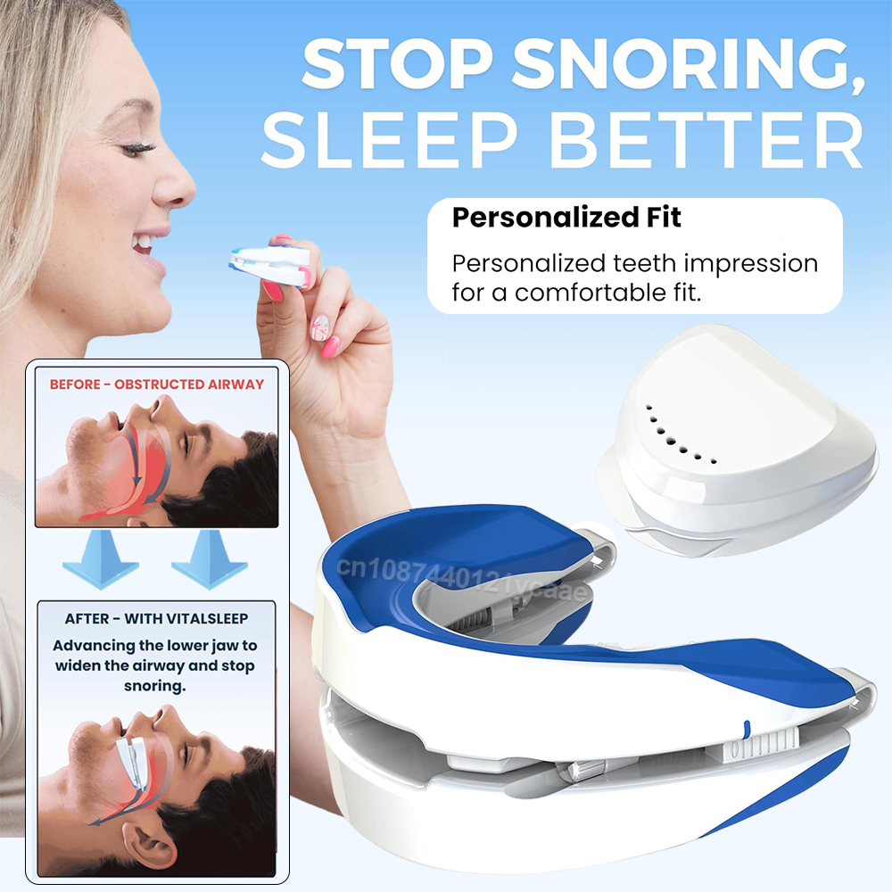 Anti-Snoring Mouthpiece Anti-S - Teeth Whitening Mouth Guard ulasan dan harga