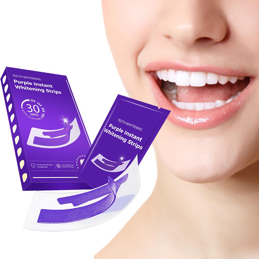42Pairs Purple Teeth Whitening - Teeth Whitening Crest ulasan dan harga