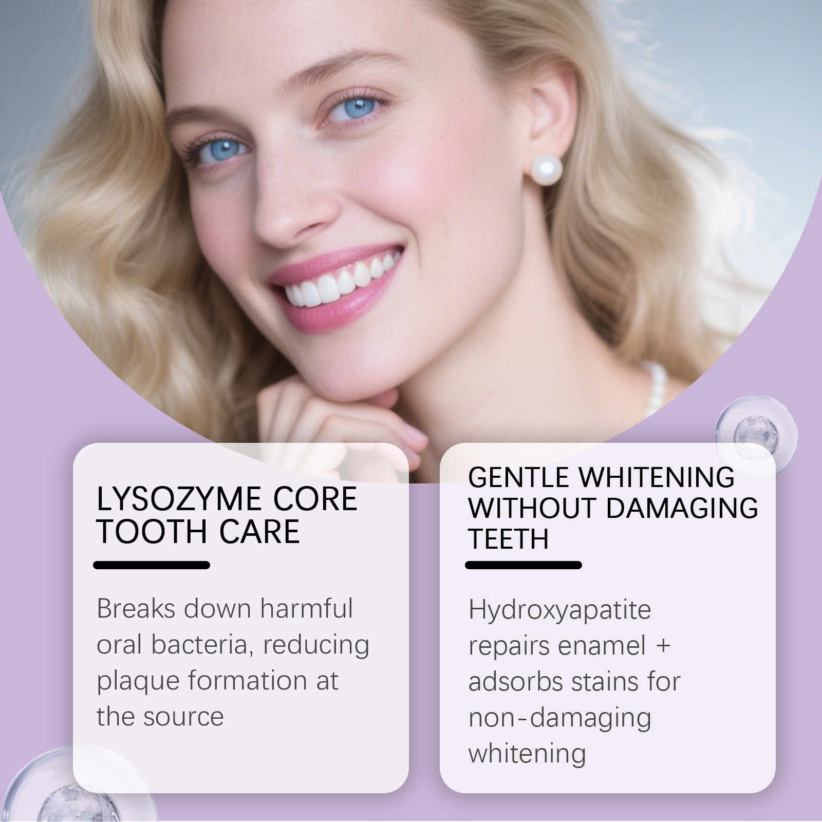 Hydroxyapatite White Teeth Mou - Teeth Whitening Mousse ulasan dan harga