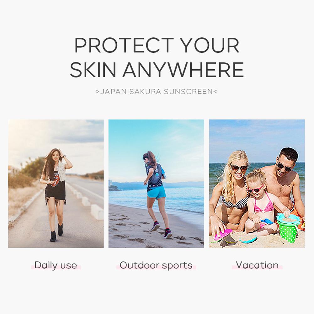 Sakura Sunscreen Whitening Cre - Uv Whitening Kit ulasan dan harga